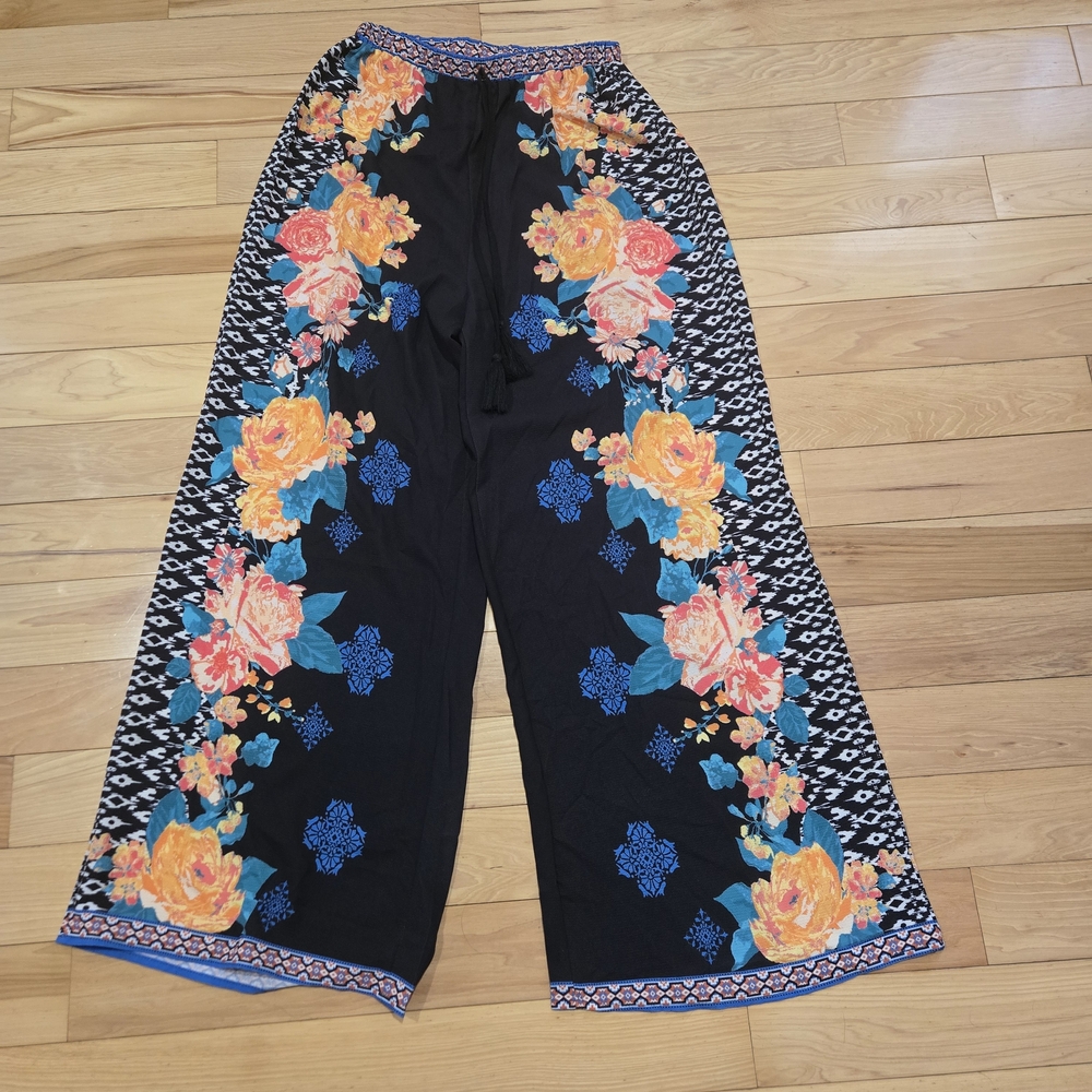 Ivy Jane Midnight Flora Palazzo Pants